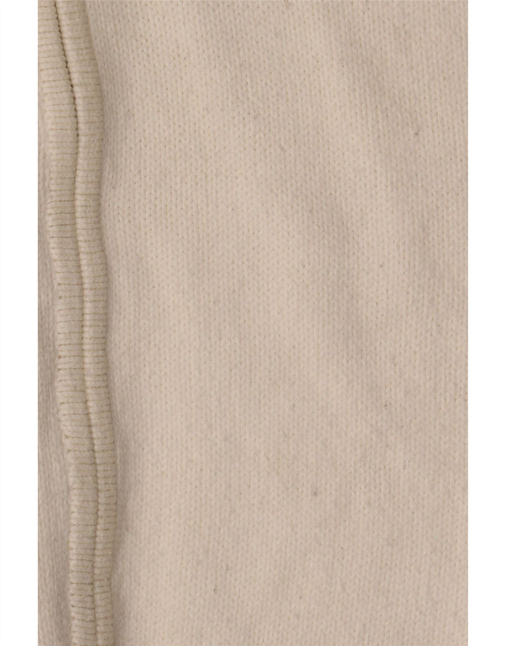 Marks & Spencer Damen-Stretch-Cardigan-Pullover UK 16 Large Weiß