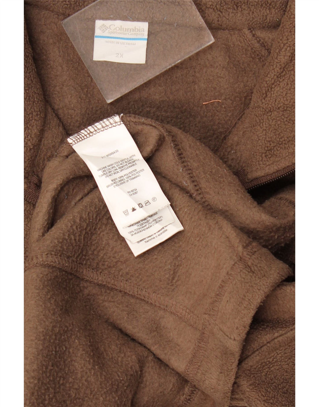 Columbia Damen Fleecejacke UK 20 2XL Braunes Polyester
