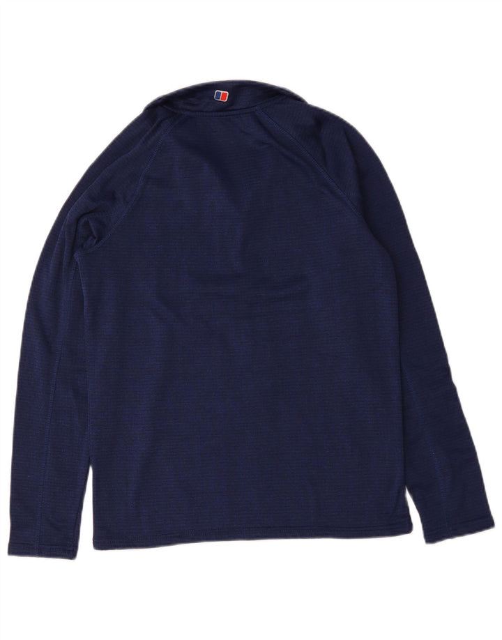 Berghaus Pullover-Trainingsanzugoberteil mit Reißverschluss für Jungen, 12–13 Jahre, Marineblau