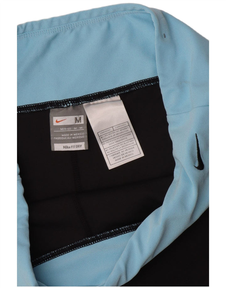 Nike Damen Capri-Leggings UK 8/10 Mittelschwarzes Polyester