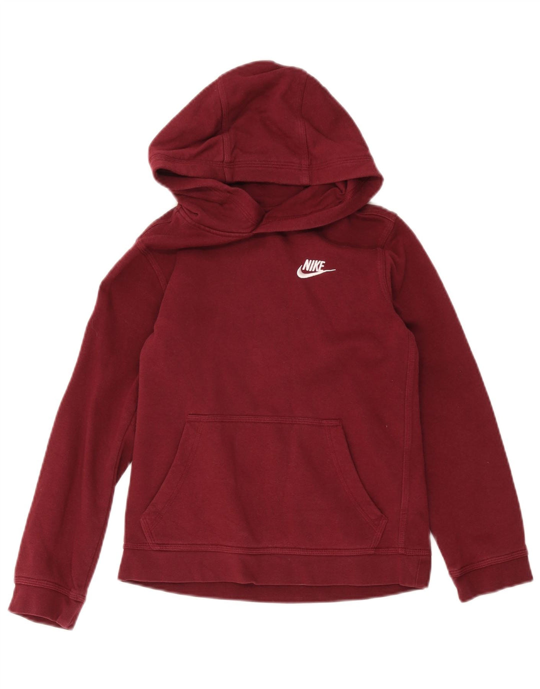 Nike Kapuzenpullover für Jungen, 10–11 Jahre, mittlere kastanienbraune Baumwolle