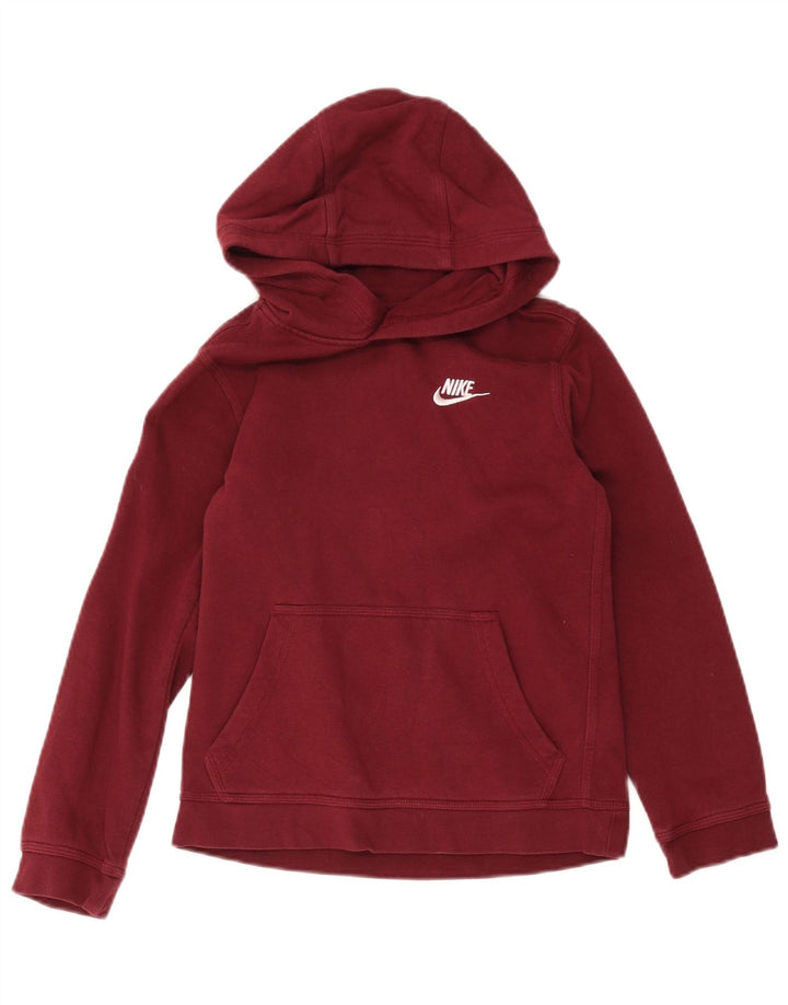 Nike Kapuzenpullover für Jungen, 10–11 Jahre, mittlere kastanienbraune Baumwolle