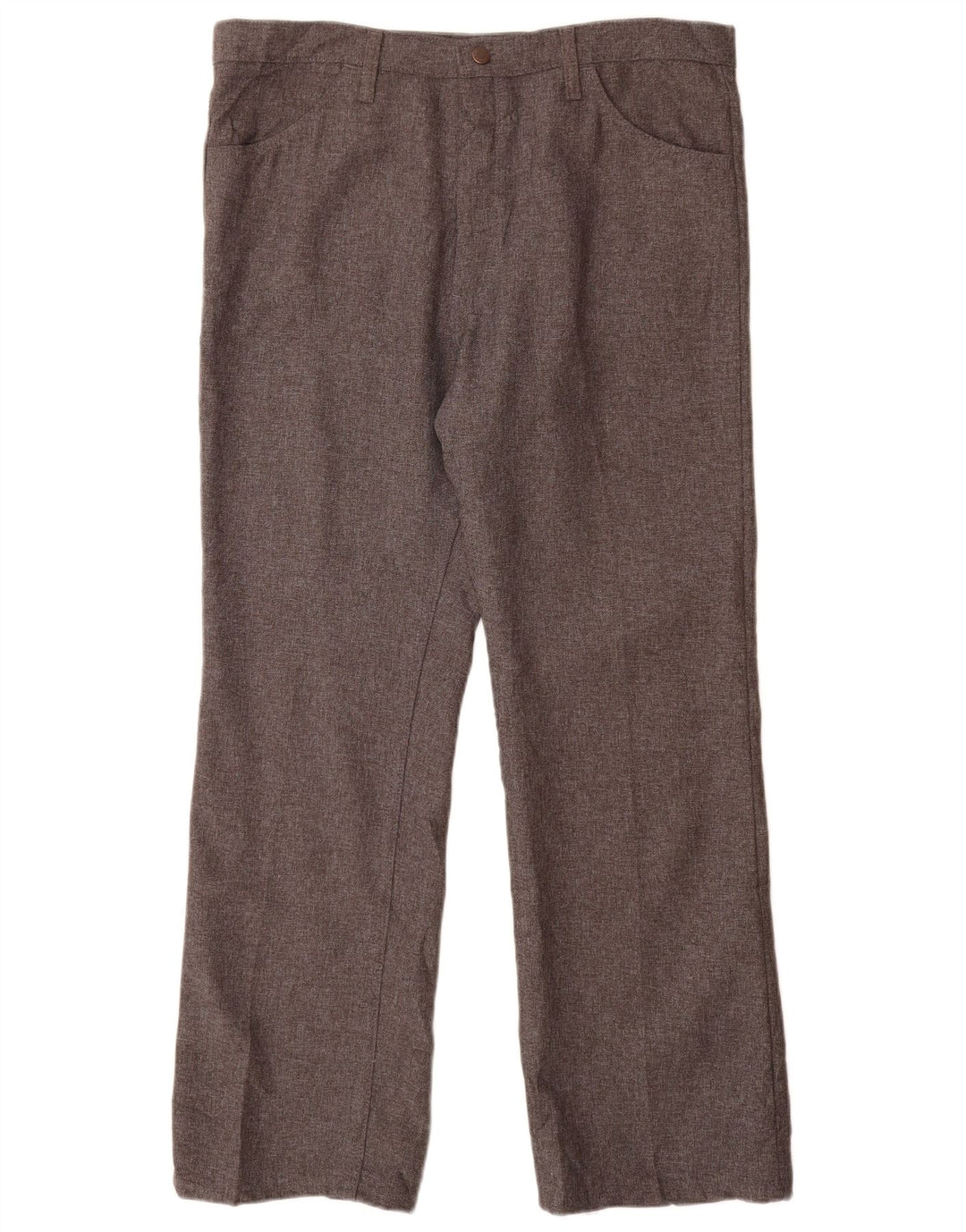Wrangler Herren gerade Freizeithose W38 L30 Grau Polyester