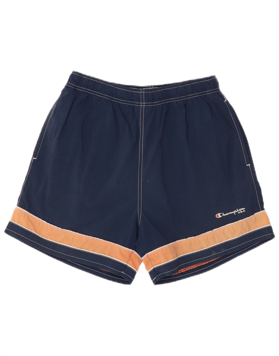 Champion Herren-Badeshorts, groß, Marineblau, Farbblock
