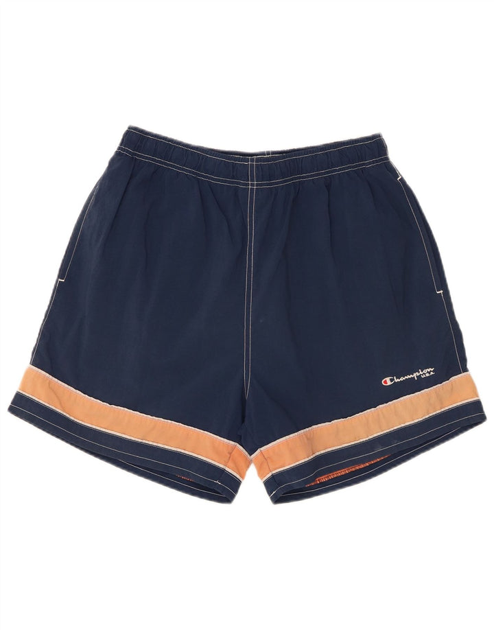 Champion Herren-Badeshorts, groß, Marineblau, Farbblock