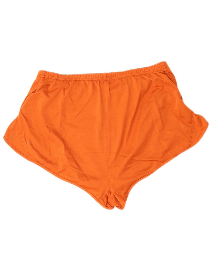 NIKE Damen Sportshorts UK 12 Mittelorange Polyester