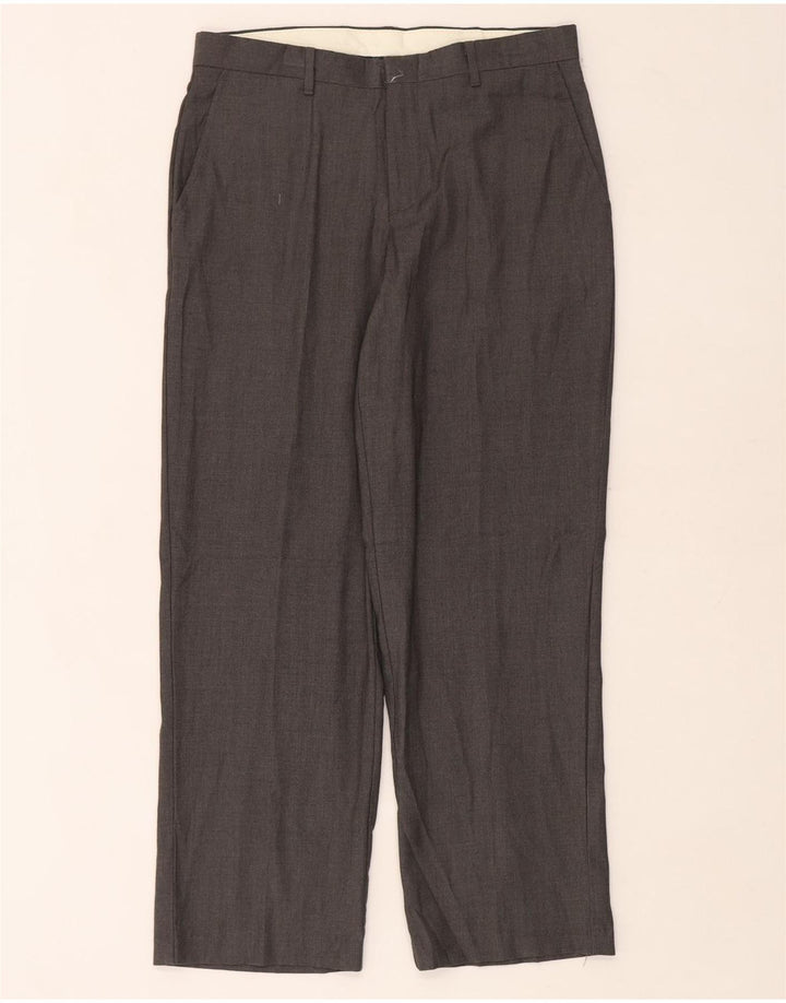 Chaps Jungen Husky Straight Chino Hose 13–14 Jahre W30 L28 Grau Polyester