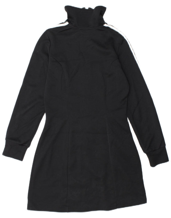 Adidas Damen Longline Trainingsanzug Top Jacke IT 36 XS Schwarz