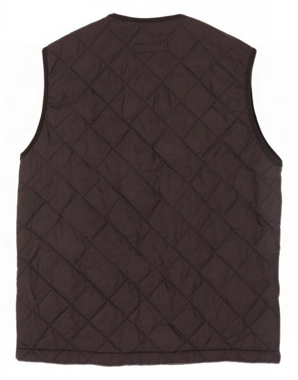 Crown Herren Steppweste UK 42 XL Schwarz Polyamid