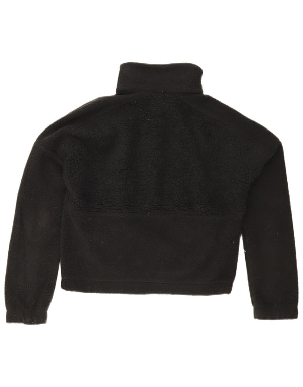 Columbia Damen-Oversize-Fleecepullover mit Reißverschluss, UK 6, XS, Schwarz, Polyester