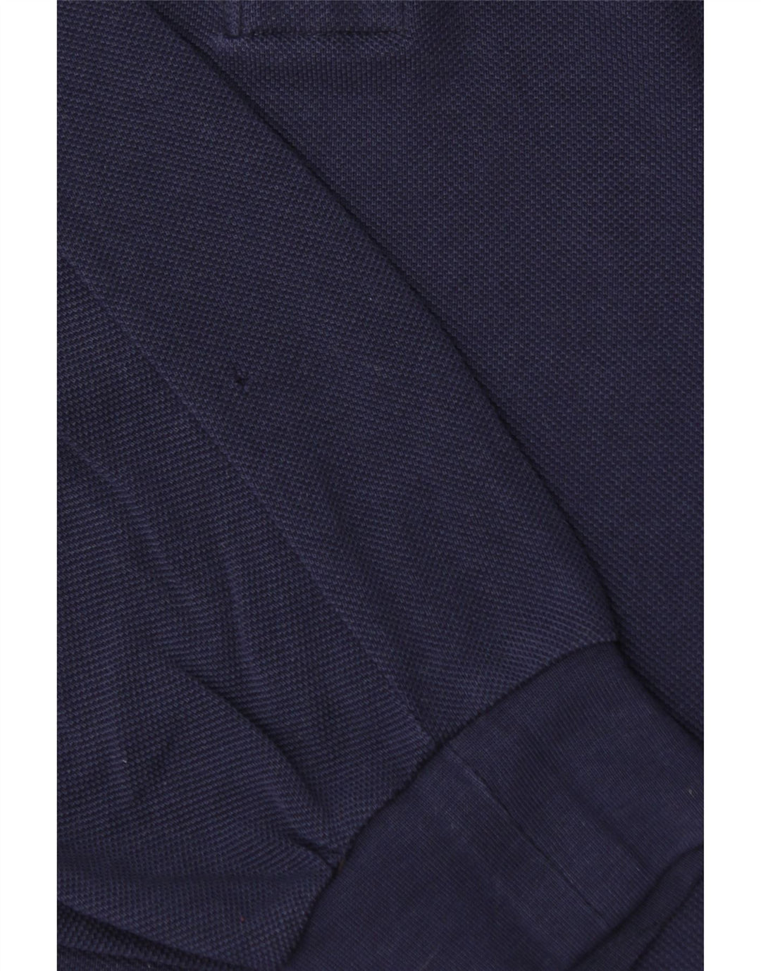 Lacoste Herren-Langarm-Poloshirt, Größe 7 2XL, marineblaue Baumwolle