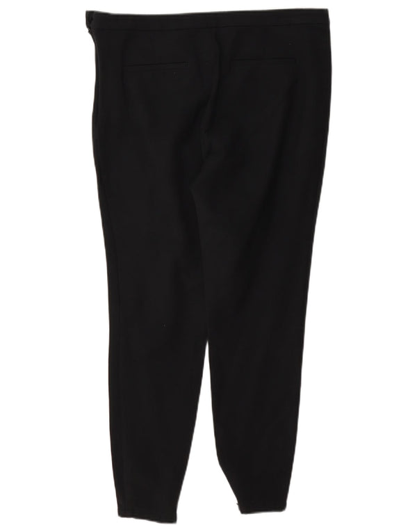 Massimo Dutti Damen Röhrenjeans, kurz geschnitten, EU 40, M, B30, L24, Schwarz