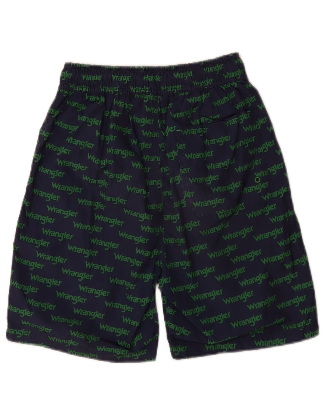 WRANGLER Jungen-Badeshorts mit Grafik, 9–10 Jahre, Größe S, Marineblau, Polyester