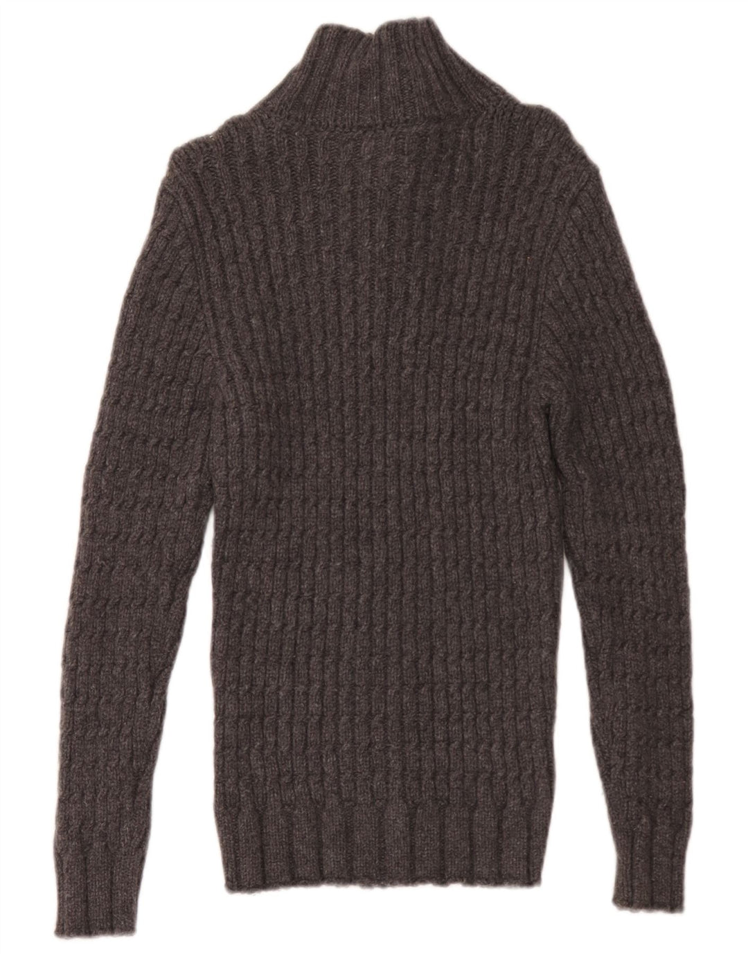 Alpha Massimo Rebecchi Herren-Pullover mit Knopfkragen, Größe 48, Mittelgrau