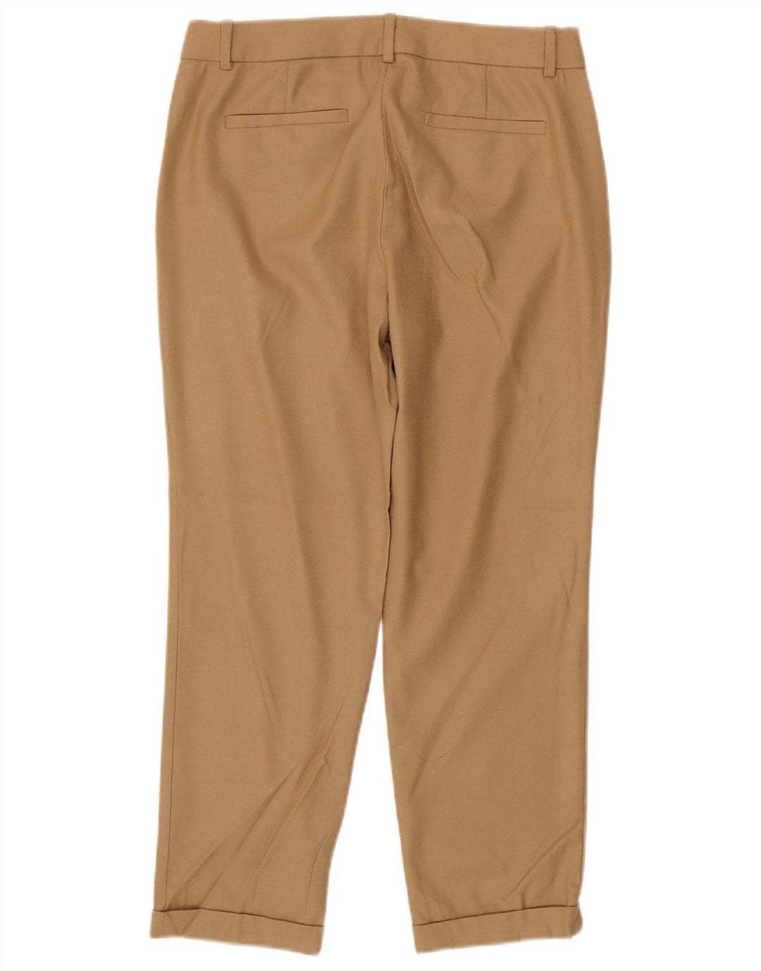 Gerade Capri-Hose für Damen von J. CREW, US 4, Größe S, W30, L26, Beige, Wolle