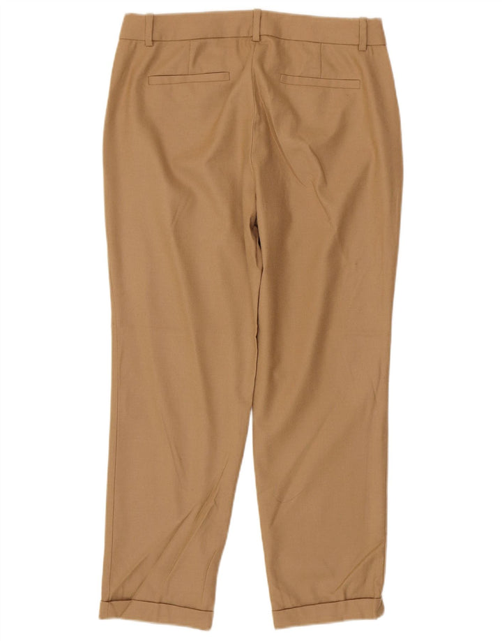 Gerade Capri-Hose für Damen von J. CREW, US 4, Größe S, W30, L26, Beige, Wolle