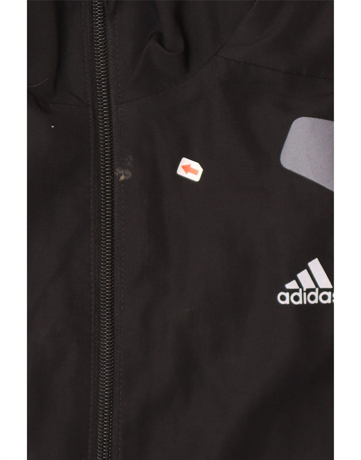 Adidas Climacool Herren-Trainingsanzug, Top-Jacke, groß, Schwarz, Farbblock