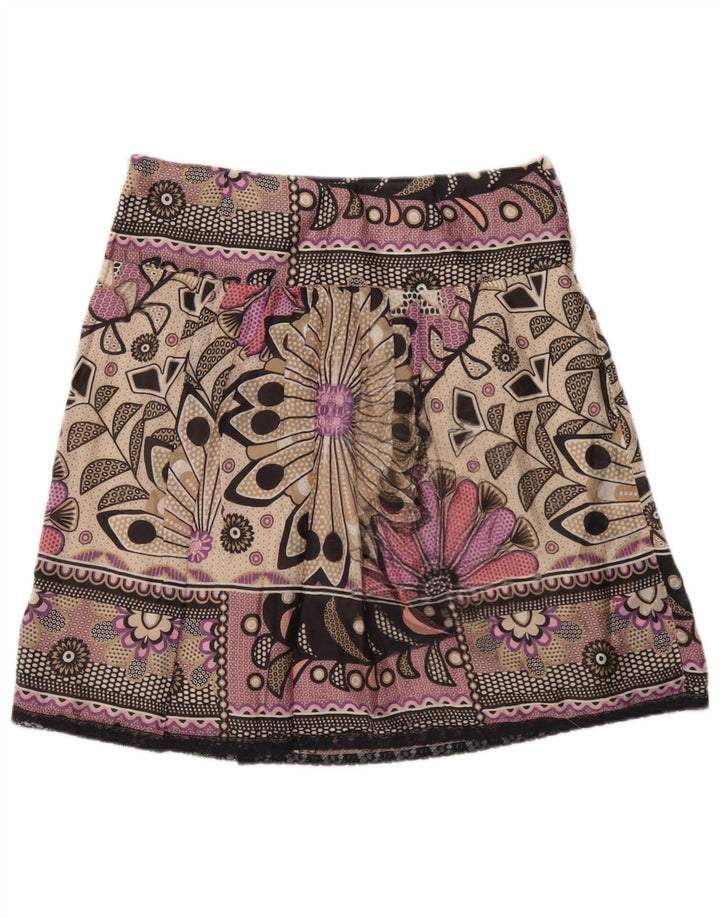 Marella Damen-Minirock W32, groß, mehrfarbig, mit Blumenmuster