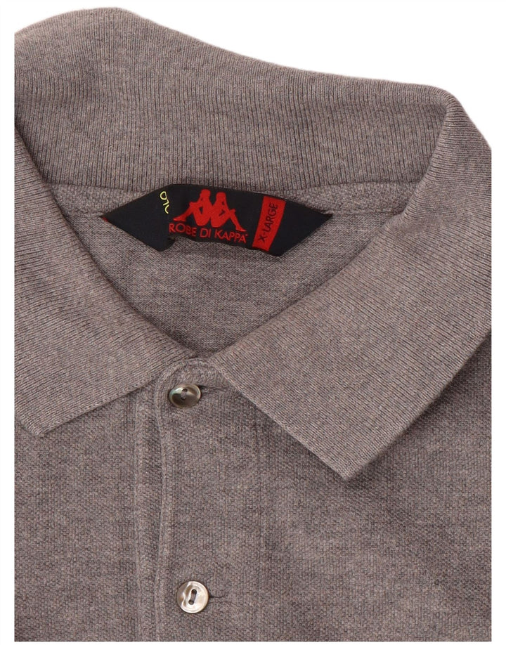Kappa Herren Poloshirt XL Grau