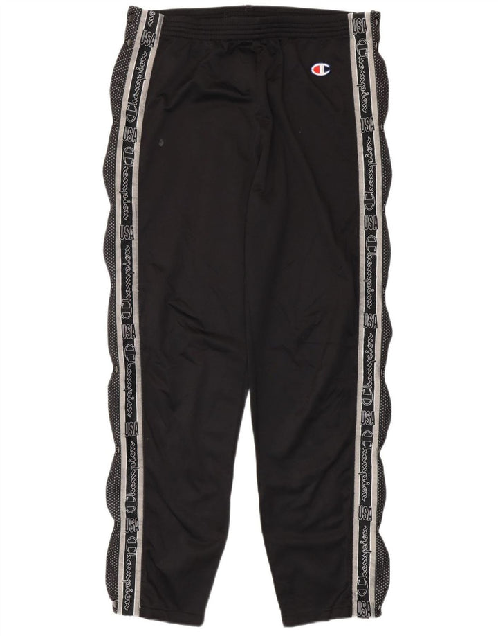 Champion Herren-Trainingshose mit Grafik, Größe L, Schwarz