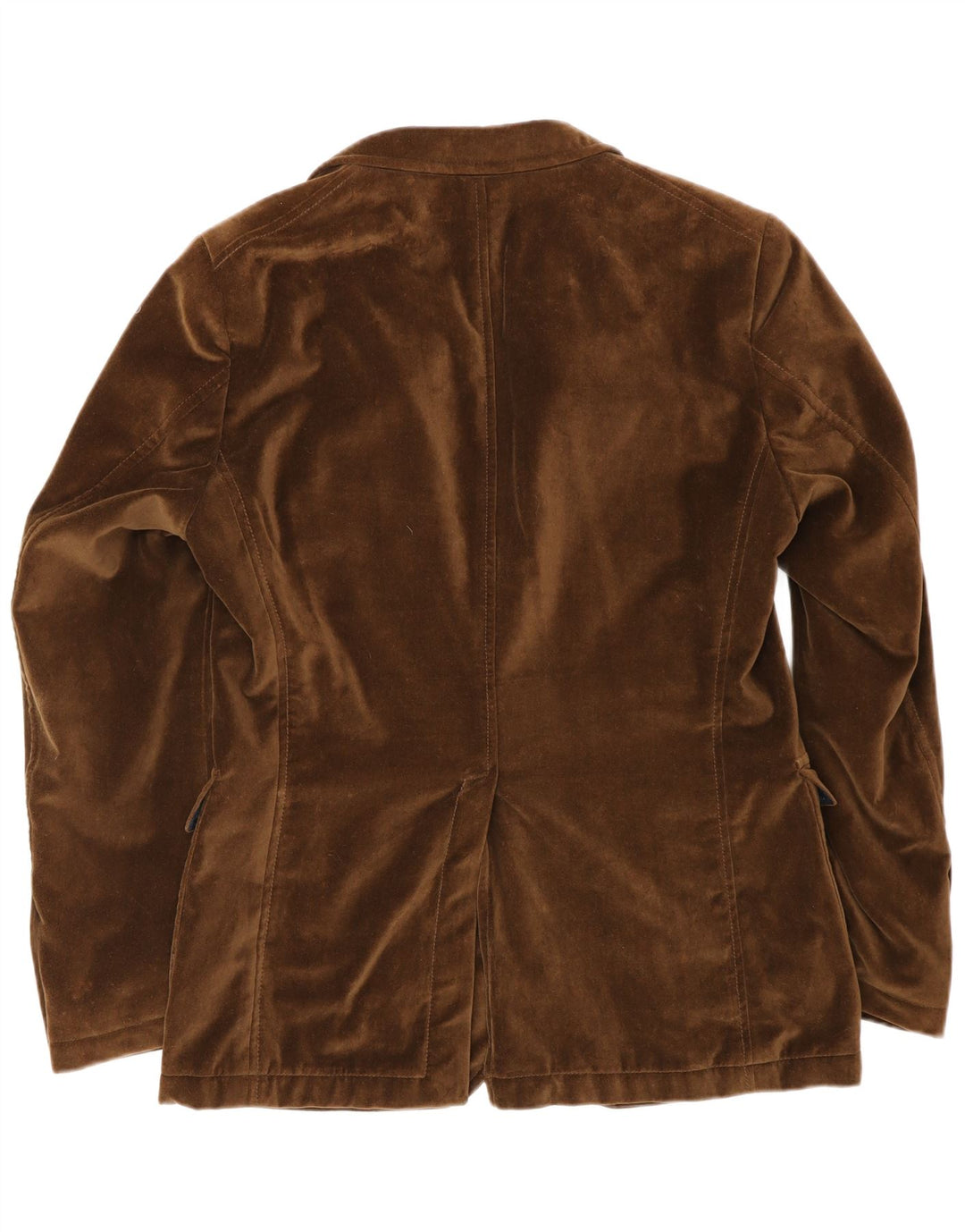 Joop Herren-Blazer aus Samt mit 2 Knöpfen, IT 46, klein, braune Baumwolle