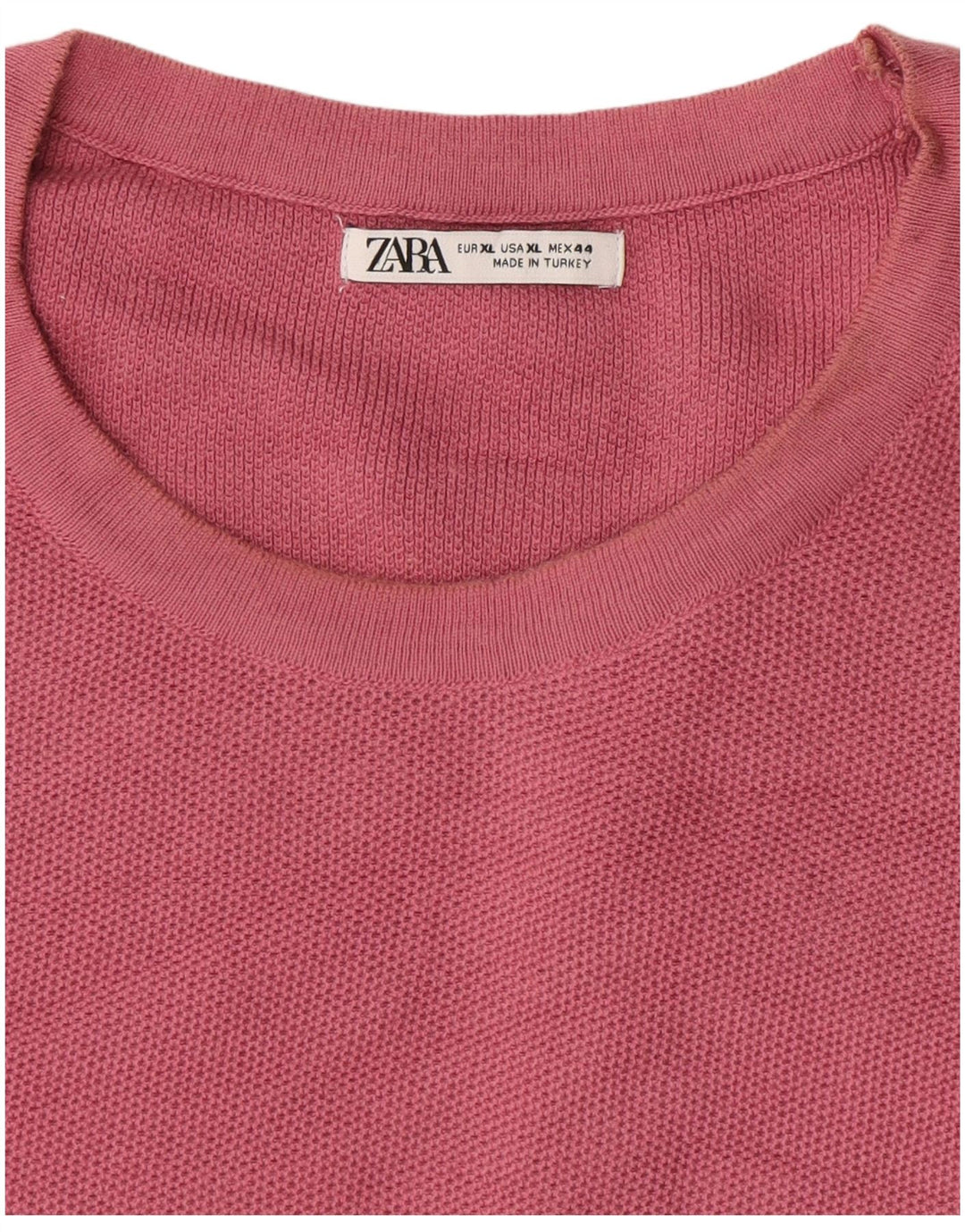 Zara Herren T-Shirt Top XL Rosa