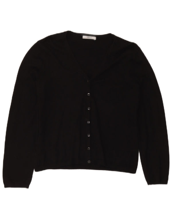 Marks & Spencer Damen-Cardigan-Pullover UK 14 Mittelschwarze Viskose