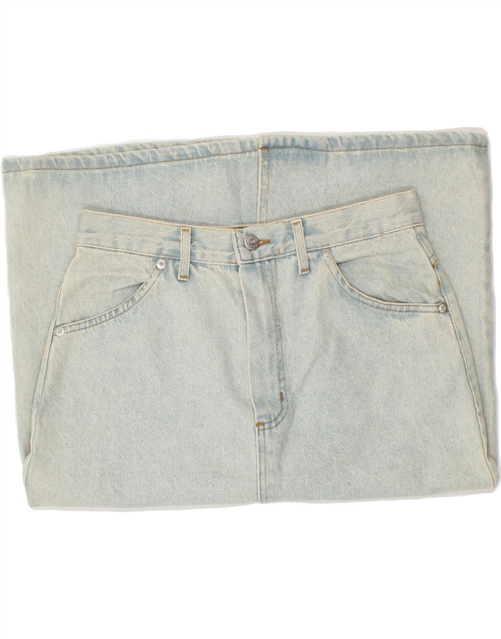 RIFLE Womens Denim Skirt W32 Large Blue Cotton Vintage Rifle and Second-Hand Rifle from Messina Hembry 