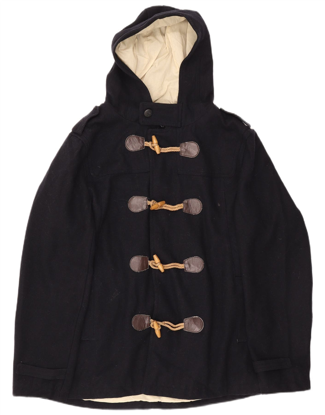 CEDARWOOD STATE Herren-Militär-Duffle-Jacke mit Kapuze, Größe 40, Marineblau