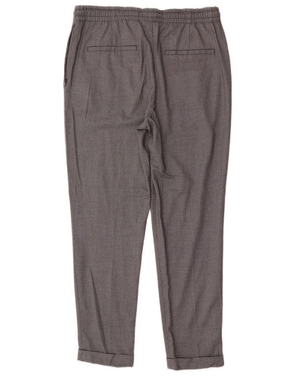 Zara Slim Chino-Hose für Damen, Größe L, W32, L28, Grau, Polyester