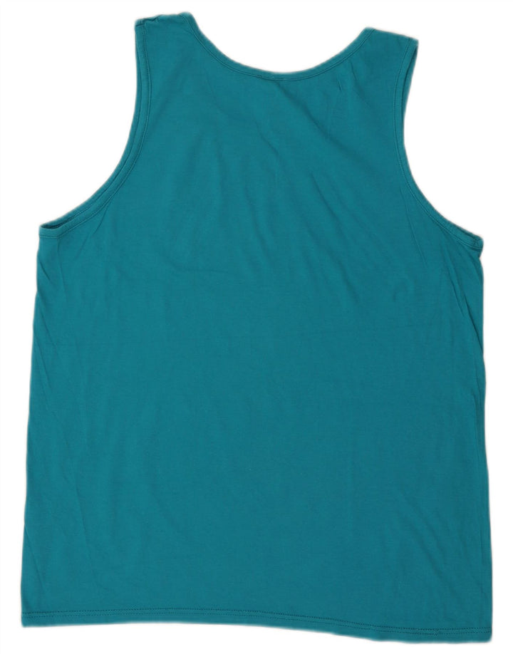 Kappa Herren Weste Top XL Blau Baumwolle