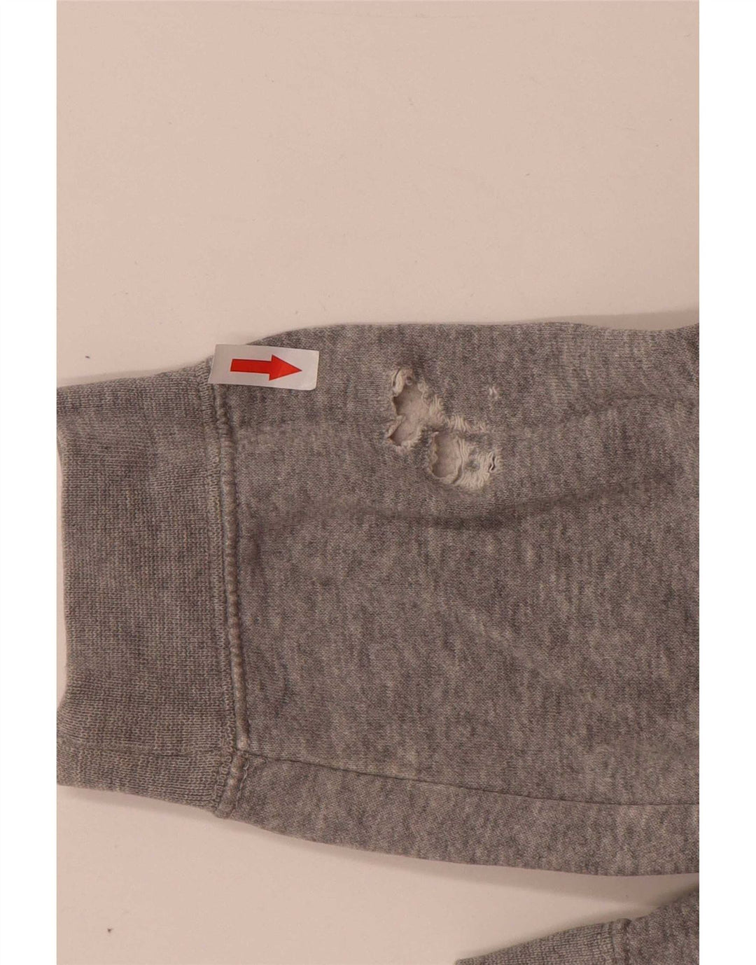 Nike Herren-Sweatshirt-Pullover aus mittelgrauer Baumwolle