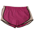 Nike Damen Dri Fit Sport Shorts UK 14 Mittelrosa Colourblock Polyester