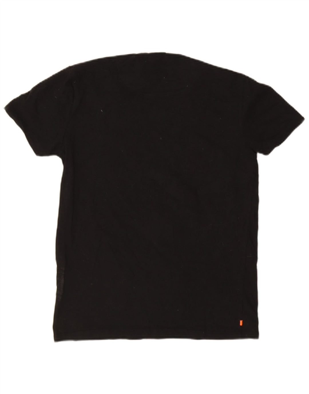 Superdry Slim Fit T-Shirt-Oberteil für Herren aus mittelschwarzer Baumwolle
