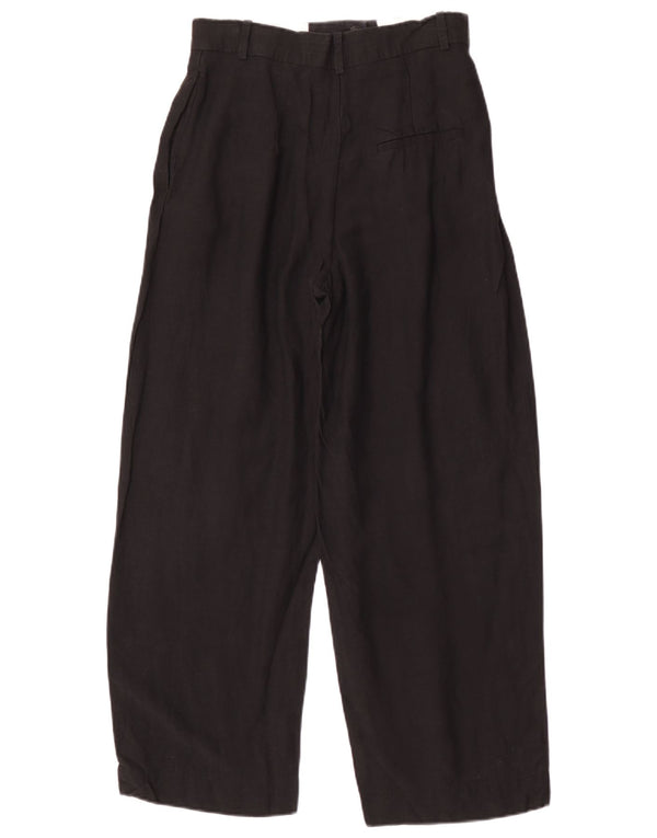 Cos Damen-Chinohose mit hoher Taille und weitem Bein, EU 34, XS, W26, L26, Schwarz