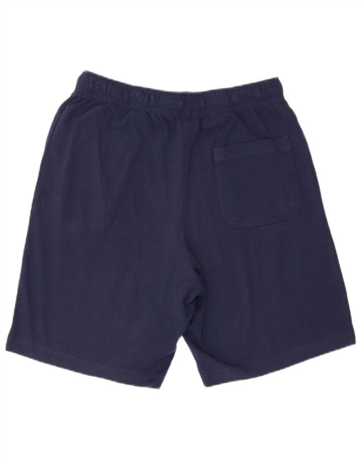 Puma Herren-Sportshorts aus mittelblauer, marineblauer Baumwolle