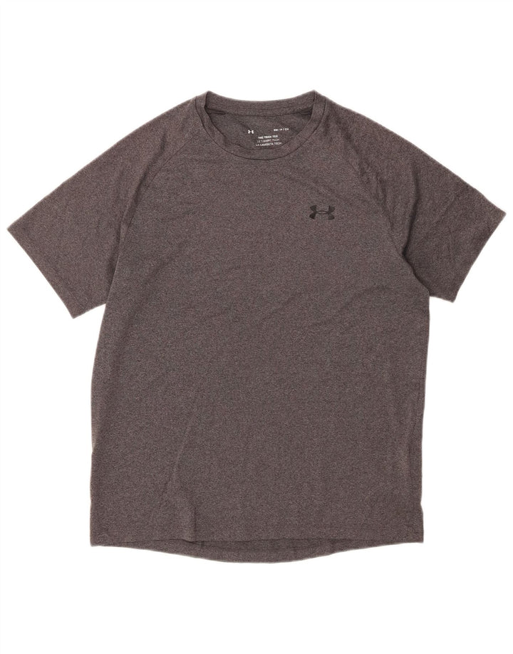 Under Armour Herren T-Shirt Top Small Grau Polyester