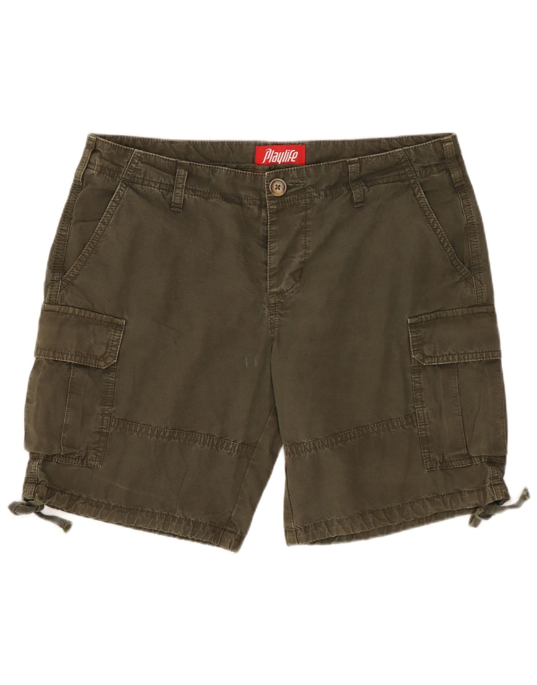 Playlife Damen Cargoshorts IT 44 Medium W32 Khaki