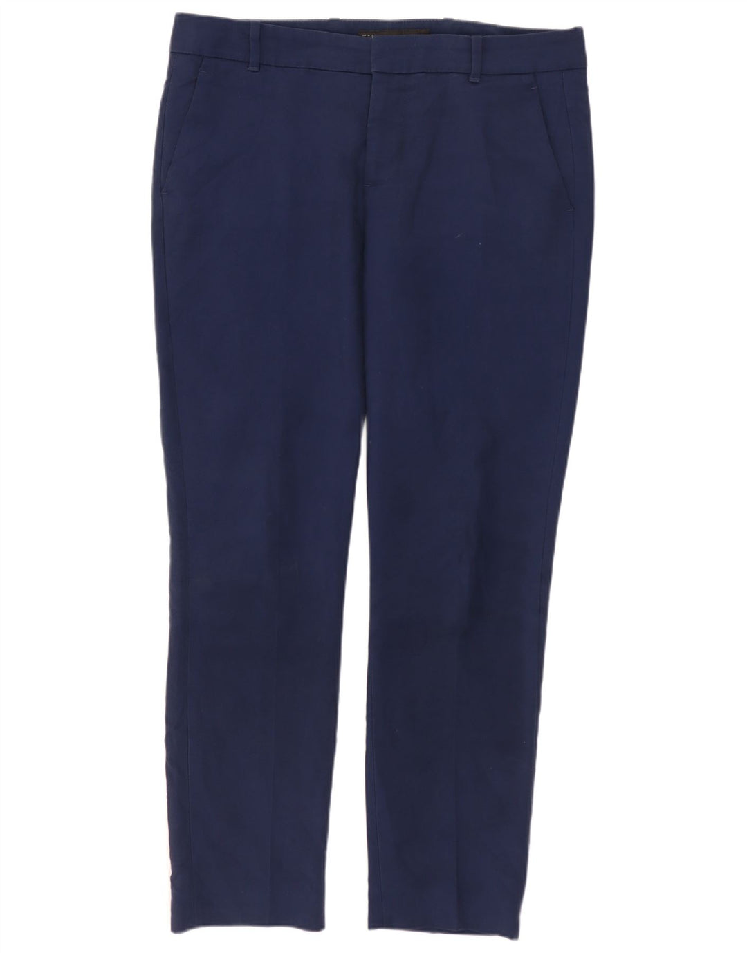 Zara Slim Chino-Hose für Damen, Größe M, W28, L28, Marineblau