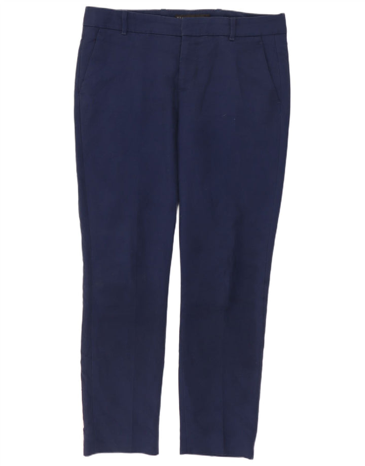 Zara Slim Chino-Hose für Damen, Größe M, W28, L28, Marineblau