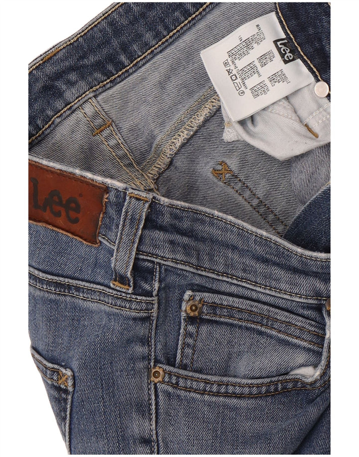 Lee Herren Marion Straight Jeans W29 L31 Blaue Baumwolle
