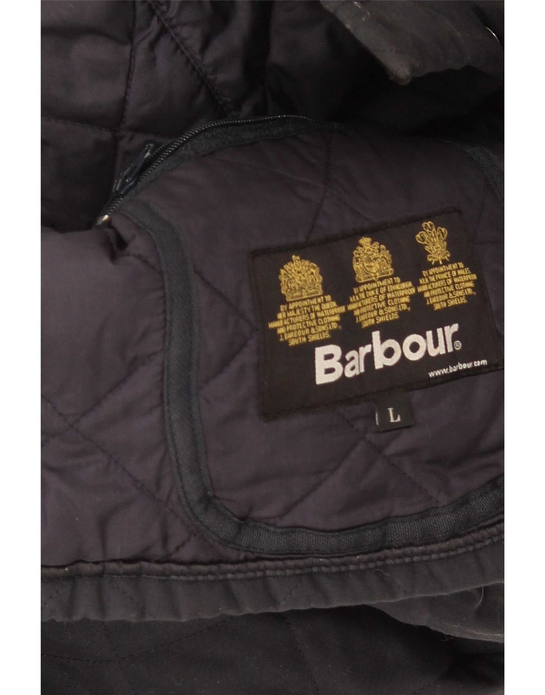 Barbour Herren Steppjacke UK 40 Large Marineblau
