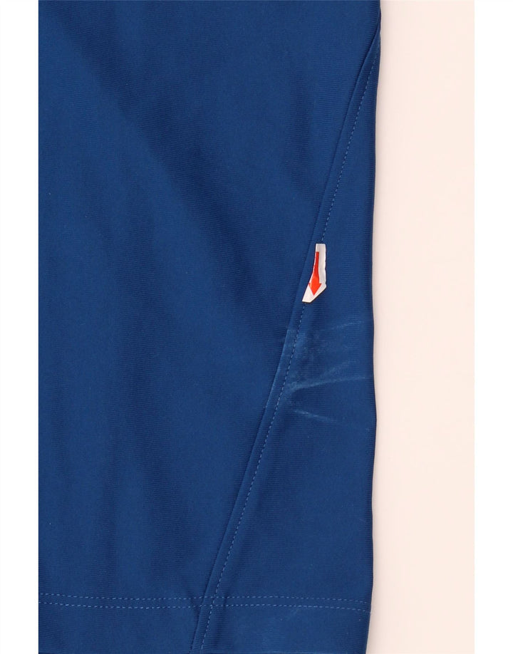 UNDER ARMOUR Mens Heat Gear Zip Neck Pullover Tracksuit Top Medium Blue Vintage Under Armour and Second-Hand Under Armour from Messina Hembry 