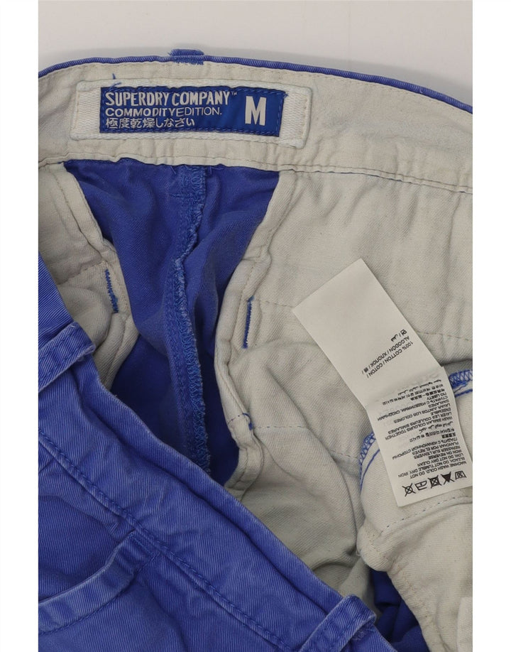 SUPERDRY Herren-Chinoshorts, Größe M, W32, Blau, Baumwolle