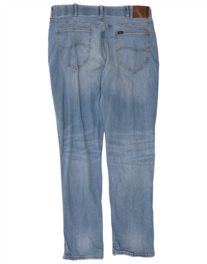 Lee Herren Extreme Motion Regular Tapered Jeans W36 L32 Blaue Baumwolle