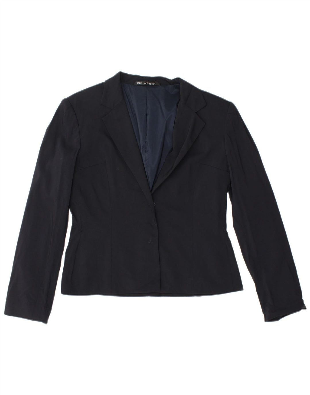 Marks & Spencer Damen Autograph Blazer Jacke UK 12 Medium Marineblau
