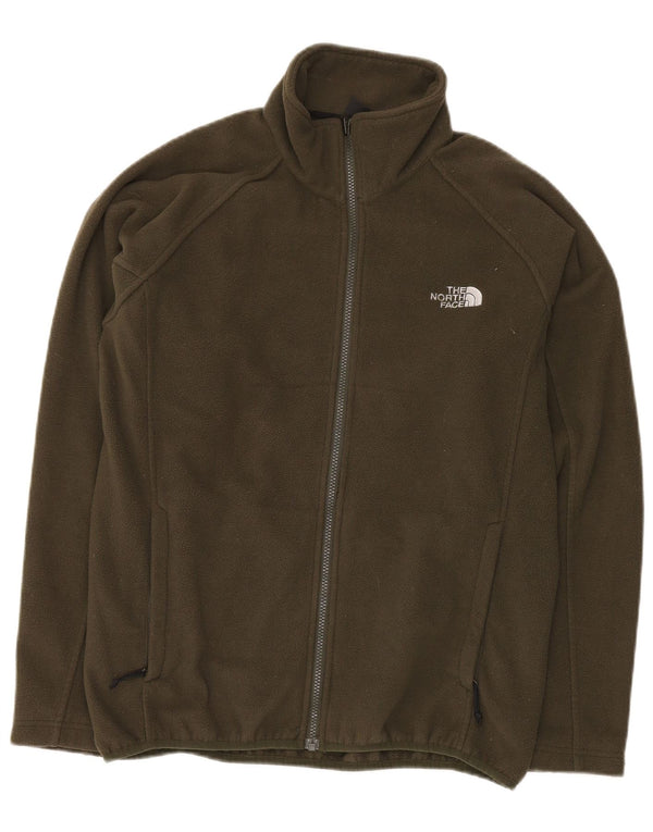 THE NORTH FACE Herren Fleecejacke UK 36 Small Khaki Polyester