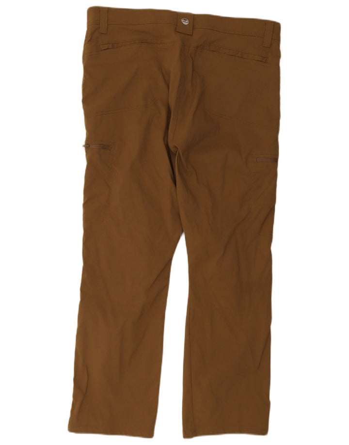 Wrangler Herren gerade Cargohose W36 L30 braunes Nylon