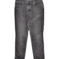 MASSIMO DUTTI Womens Tapered Jeans US 8 Medium W30 L25  Black Cotton | Vintage Massimo Dutti | Thrift | Second-Hand Massimo Dutti | Used Clothing | Messina Hembry 