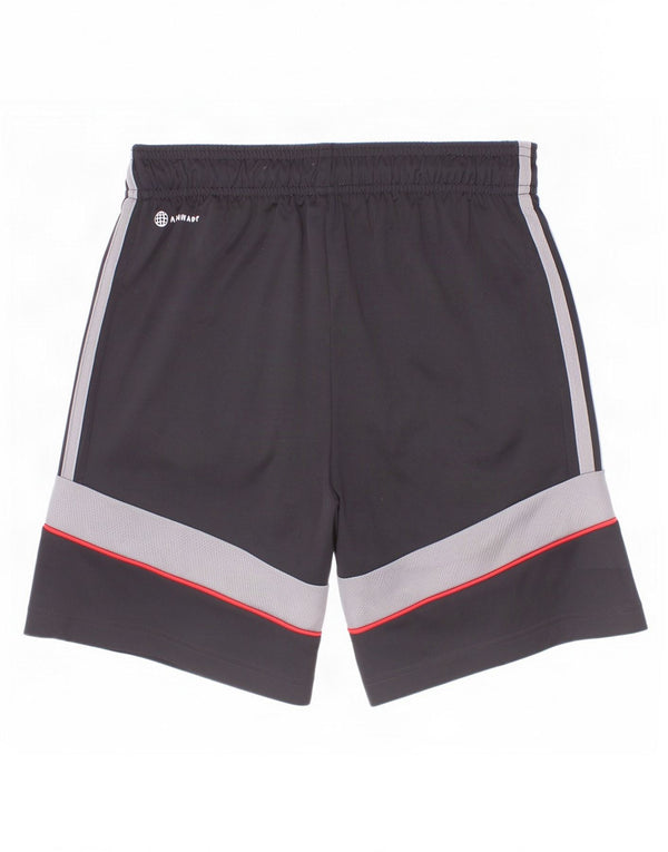 Adidas Aeroready Sportshorts für Jungen, 11–12 Jahre, schwarzes Colourblock-Polyester